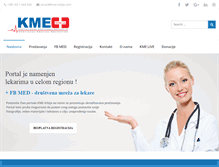 Tablet Screenshot of kme-srbija.com